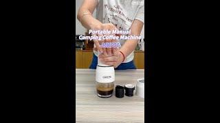 CAFELFFE Portable Manual Camping Coffee Machine Operation Instructions MK-501 #coffee #camping