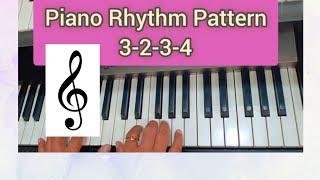 Piano Rhythm Patterns | How to play Rhythm in Piano Keyboard | Piano Tutorial for Beginners