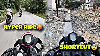 Hyper Ride  || Dangerous shortcut || RC390 vs duke 390 || #viralvideo #ktm