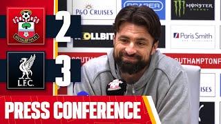 Russell Martin Post-Match Press Conference | Southampton 2-3 Liverpool