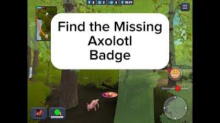 Find the Missing Axolotl Badge : Disc Golf Valley