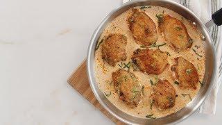 Pan-fried Chicken in Cream Sauce Recipe | Yummy Ph