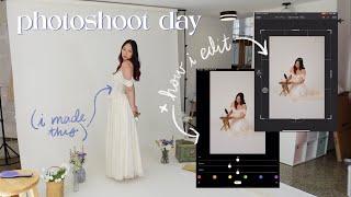 Behind the Scenes of our Sewing Photoshoot Day (+ How I Edit my Photos)