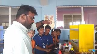 Chemistry Practical - Colour changing reaction at BRS Global School,Attebele