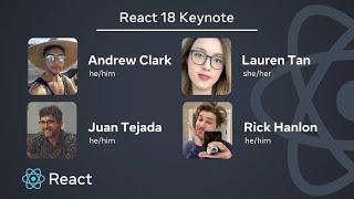 React 18 Keynote