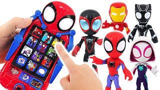 Spidey and His Amazing Friends Spider-Man Web Phone! Summon hero! | DuDuPopTOY