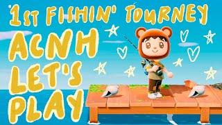 My *chaotic* First Fishin' Tourney - ACNH Let's Play - Animal Crossing: New Horizons