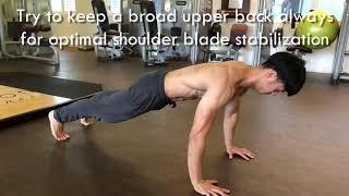 Push Up (Shoulder blade stabilization)