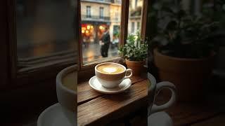 Your daily dose of Paris Cafe Jazz ️ #shorts #cafeambience