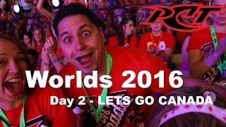 Cheerleading Worlds | PCT Cobras | Day 2 - Lets Go CANADA!!!