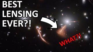 JWST Images Galaxy Cluster and Sees the BEST Gravitational Lensing | Cosmic Seahorse Explained!