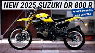 New SUZUKI DR 800 R 2025 revealed : More Powerful and Lighter