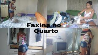 DIA DE FAXINA NO QUARTO + ARRUMANDO MEU ARMÁRIO