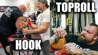 BRIAN vs EDDIE - The Last ARM WRESTLING Training COMPARISON