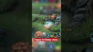 KAGURA | happy birthday chou #mlbb #mobile legends #tiktok #kaguratiktok