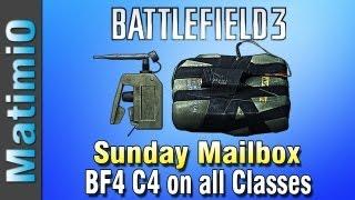 BF4 C4 on all Classes & Hardcore Sniping - Sunday Mailbox (Battlefield 3 Gameplay/Commentary)