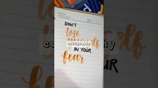 Calligraphy part 10 - LyCreates #art #calligraphy #quotes