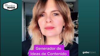 Ideas de Contenido | Tutoriales de 1 Minuto | Gabu López