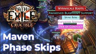 Breaking Uber Maven (no memory games, phase skip, no last phase beams) | Path of Exile 3.21