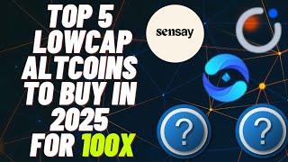 MARKET SH$TTING! TOP 5 ALTCOINS TO BUY NOW FOR 2025! BLACKROCK BUYING BTC!