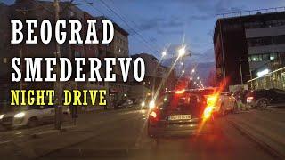 Night drive Beograd to Smederevo 22 Dec 2023 (Jazzy Soulful Deep House Music)