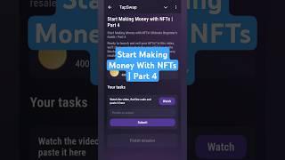 Start Making Money With NFTs | Part 4 | Tapswap Video Code