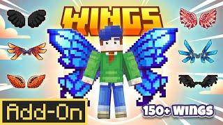 150+WINGS ADDON For Minecraft Bedrock Edition is ruined by Mojang limitations!