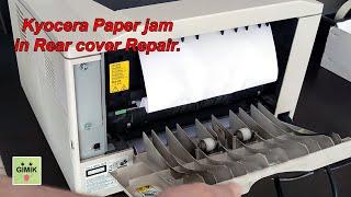 FS-1120D, P2035d Paper jam in rear cover Repair