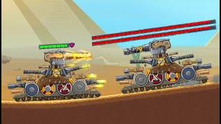 Tank Arena Steel Battle : Max level Tank Barbarian 44 VS Boss Tank Barbarian
