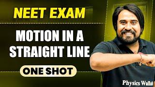 MOTION IN A STRAIGHT LINE in 1 Shot || All Concepts & PYQs Covered || Prachand NEET