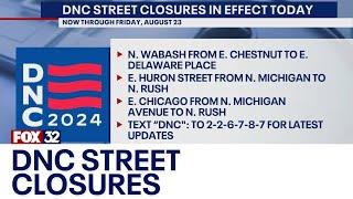 DNC street closures continue through Friday