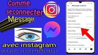 Comment connecter Facebook Messenger avec Instagram |  comment ajouter facebook avec instagram