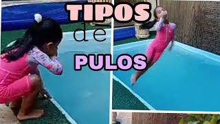 TIPOS DE PULOS NA PISCINA