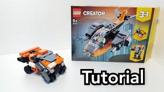 Tutorial of LEGO 31111 alternative build: Tumbler and Batpod | cheap brick channel