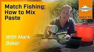 Match Fishing - How To Mix The Perfect Paste