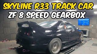 Nissan Skyline Track Beast Unleashed: ZF swap 8-Speed Transmission Dyno Power Runs!