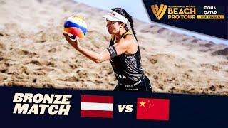 Tina/Anastasija vs. Xue/X. Y. Xia - Bronze Match Highlights | Doha Finals 2024 #BeachProTour