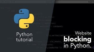 Block websites in Python