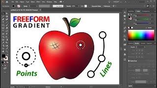 How to Use the Freeform Gradient in Adobe Illustrator CC 2019