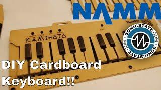 NAMM 2018: DIY Cardboard Keyboard!!