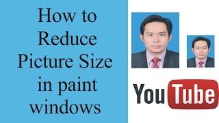 how to reduce picture size in paint windows