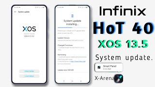 Infinix XoS 13 5 System update in Hot 40 with New hidden Changes