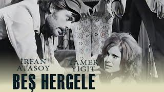 Beş Hergele Türk Filmi | FULL | TAMER YİĞİT | İRFAN ATASOY