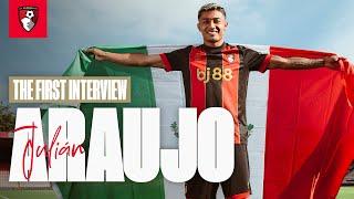 "You guys are going to get everything from me!" | Full-back Julián Araujo's first AFCBTV interview