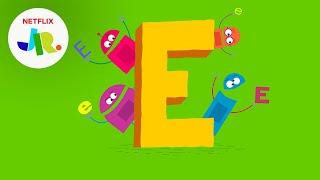 Letter E | StoryBots ABC Alphabet for Kids | Netflix Jr