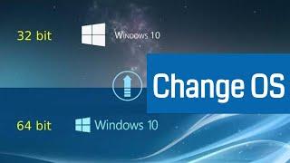 How to change Windows 10 64 bit to 32 bit | Boot / install Windows 10