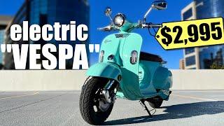 Electric Vespa Clone Unbox & Review: The Aventura X