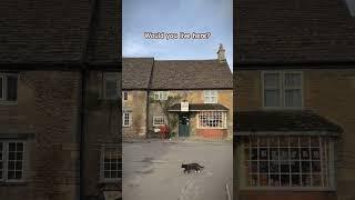 Lacock in England ‍⬛ #cottage #cosycottage #england #cat #lacock #cotswolds #wiltshire #fyp #uk