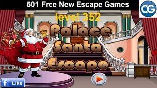 [Walkthrough] 501 Free New Escape Games level 352 - Palace santa escape - Complete Game