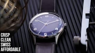 Crisp Clean Swiss and Affordable the Hand Wound Excelsior Park EP 884-SI Dress Watch